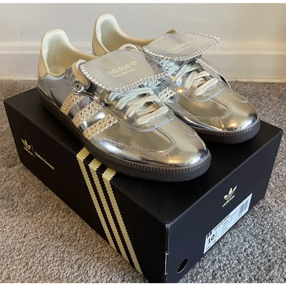 Adidas Samba Wales Bonner Silver - Picture 1 of 7